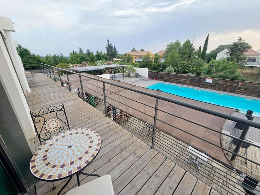 104 Douce Provence Au Calme Face A La Piscine Apartman Éguilles Kültér fotó